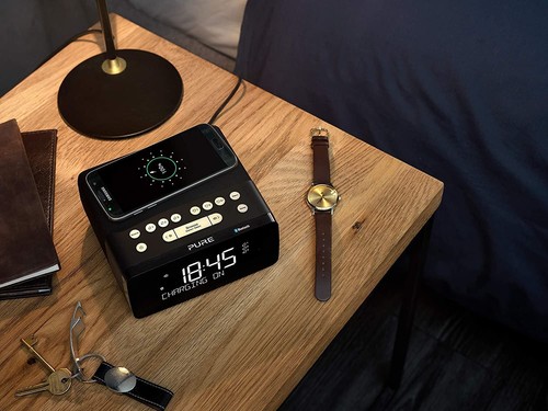 Pure Siesta Charge DAB+/DAB/FM BT Digital Radio & Wireless Charging Graphite A - Picture 6 of 11