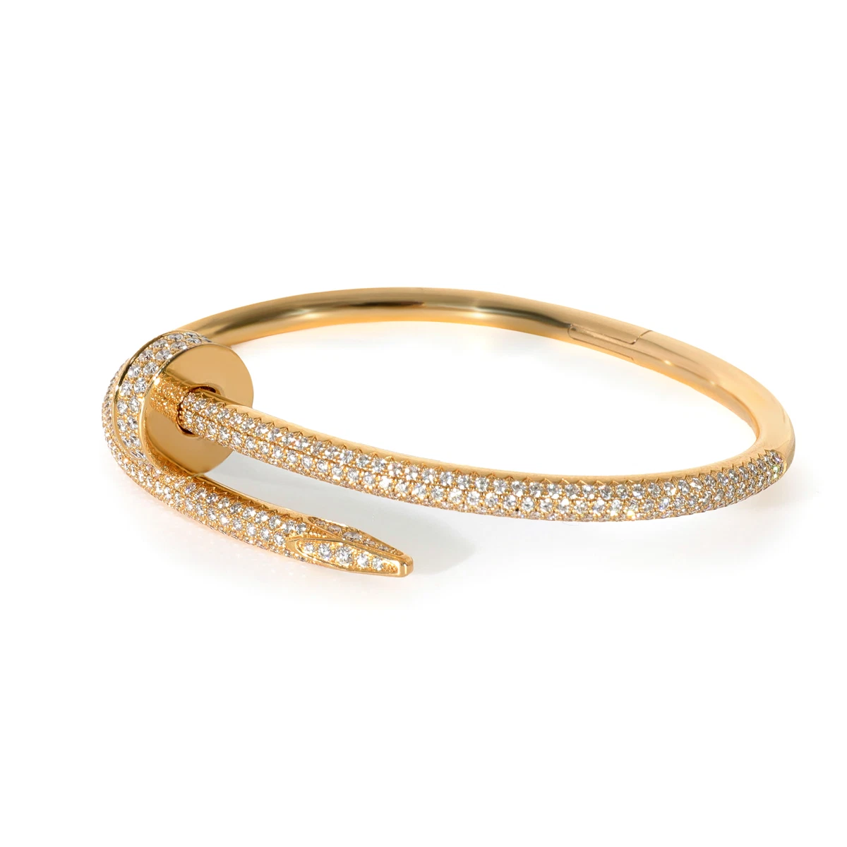 Cartier Juste Un Clou Bracelet Yellow Gold Diamonds eBay