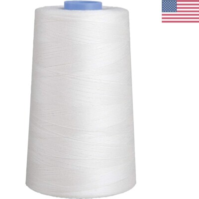 50-Weight Cotton Thread Cone - Extra-Long Staple Fiber for Quilting and Sewing