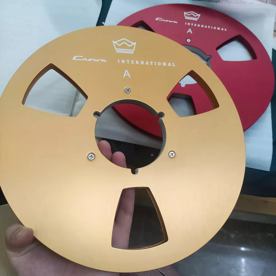 Carrete de cinta internacional corona aluminio alta calidad 10,5 '' personalizado un par Foto 4 de 4