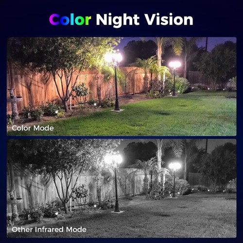 Auto Tracking +2-Way Audio】 5MP PoE Security Camera Outdoor,PTZ 300°Pan 90 Ti... - Picture 8 of 9