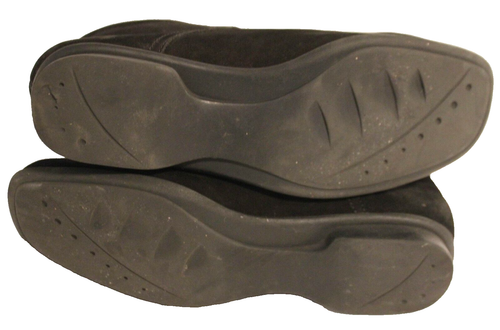 Sandler Easy Steps Size 7.5 Kite Black Suede Almond Toe Flat Ankle Boots EU 38 - Picture 6 of 7