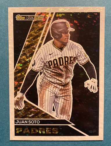 Juan Soto [Autograph] #BG-24 2023 Topps Update Black Gold card