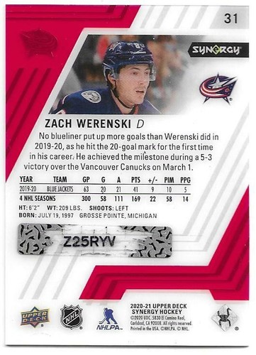 2020-21 UD Synergy Base Red Parallel Scratched Bounty Code "You Pick from list" - Picture 54 of 130