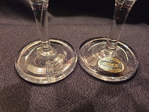 Lenox Candle Holders Crystal Hand Blown 4.5" - Picture 5 of 7