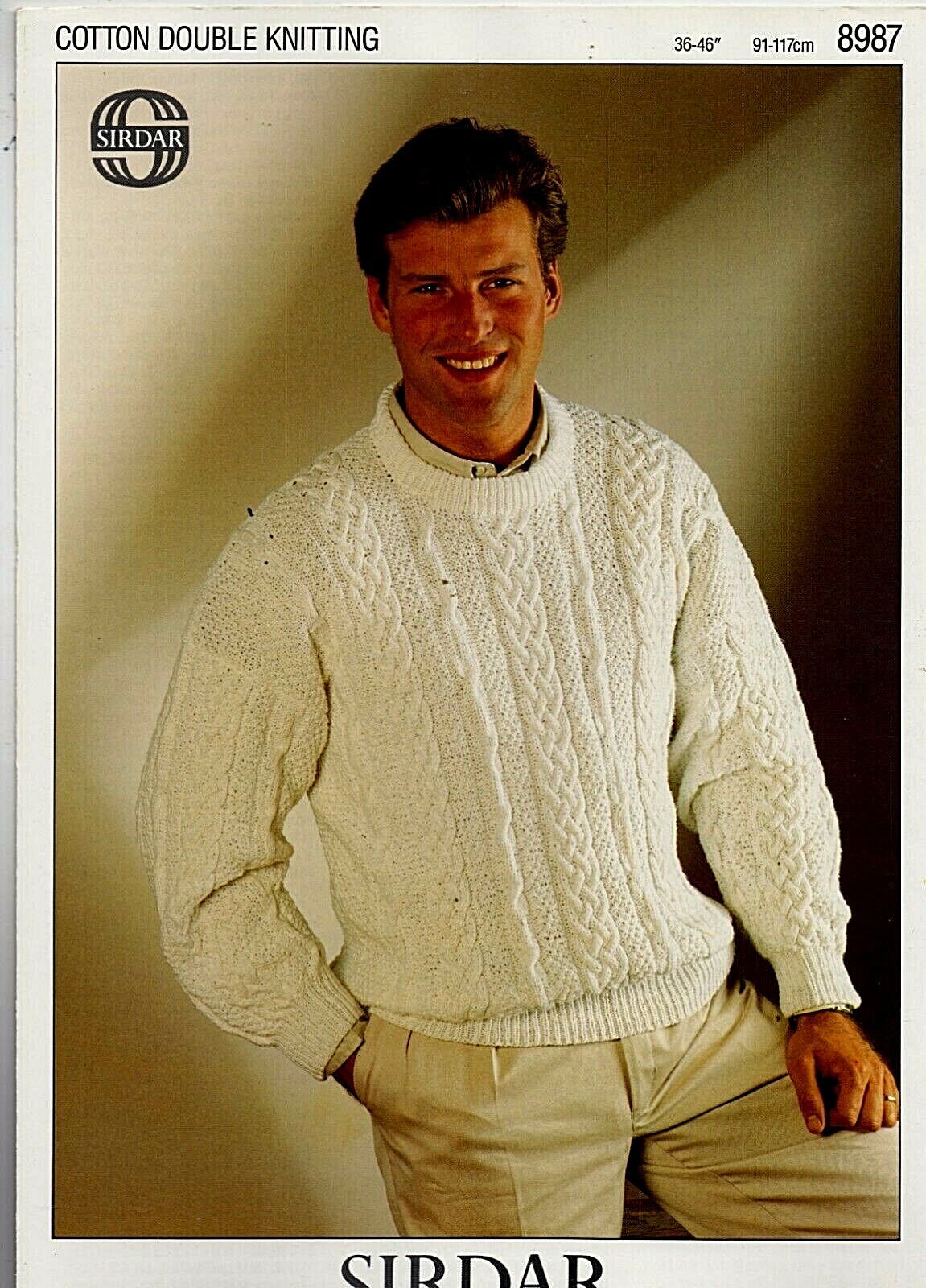 Sirdar Cotton DK KNITTING PATTERN, Men 