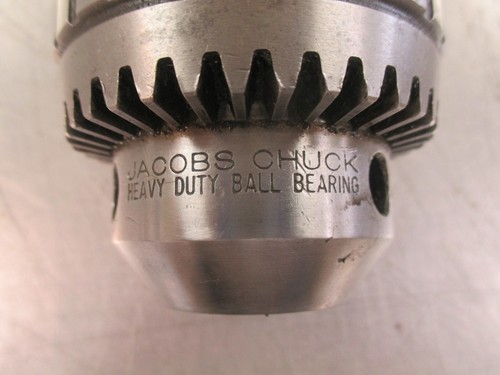 USED Jacobs #14N Ball Bearing Drill Chuck with 5/8" Straight Shank Arbor (YMC) - Picture 6 of 12