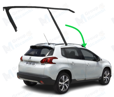 Guarnizione In Gomma Per Porta Auto – Compatibile Con Peugeot 206 (1998-2012) Lato Destro E Sinistro