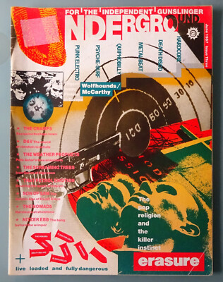 Underground Magazine June 1987 - Screaming Trees, Cramps, Erasure, The Nomads et