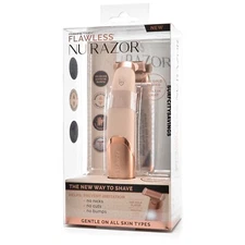 Nu Razor Finishing Touch Flawless 18K Gold Plated Built In Light Rechargeable