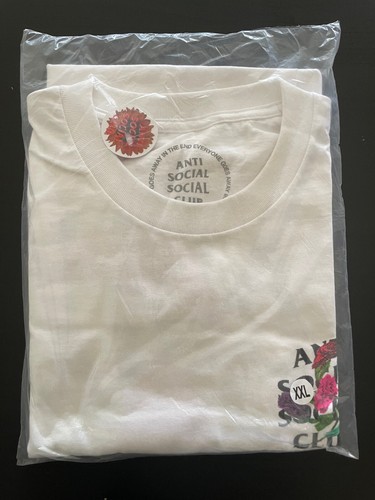 Anti Social Social Club Mitglieder nur Dornen weißes T-Shirt FW22 neu selten ASSC - Bild 4 von 5