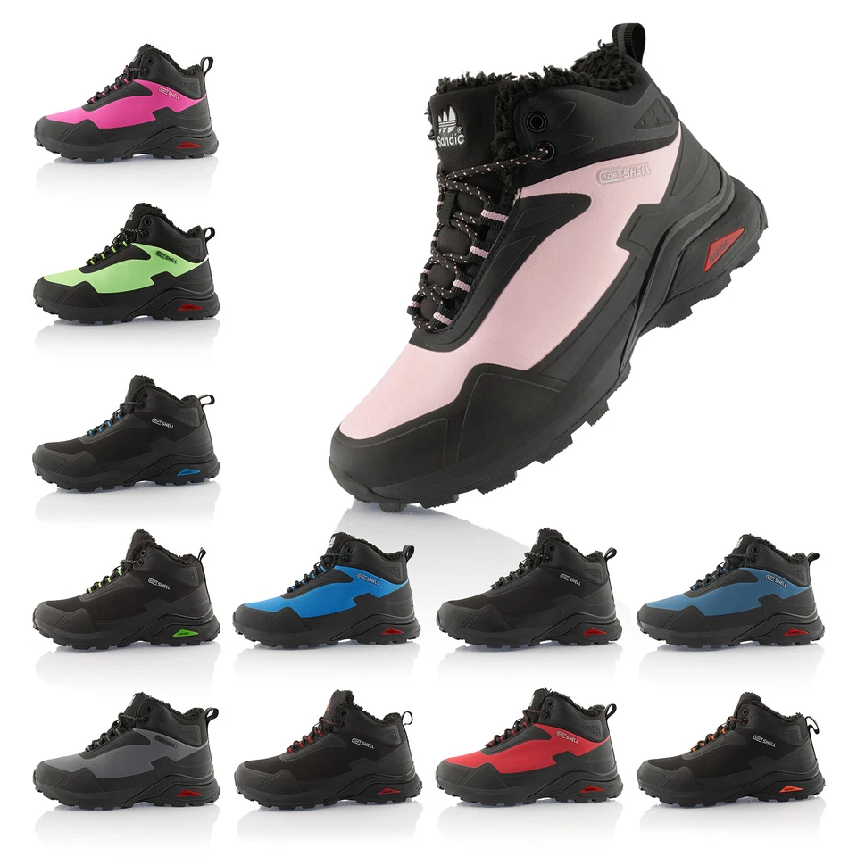 Damen Herren Winter Stiefel Gefüttert Wanderschuhe Trekking 2176 Schuhe 36-46