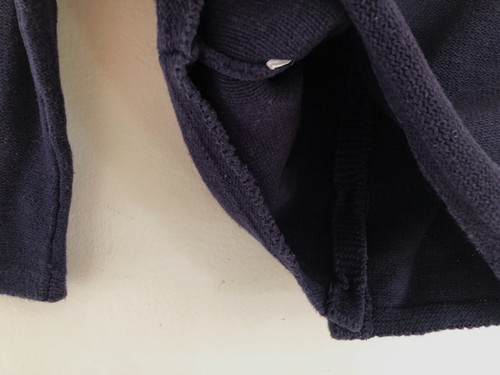 Jamie Kay Cotton Knit Sweater Cardigan Navy Blue 4T - Picture 2 of 4