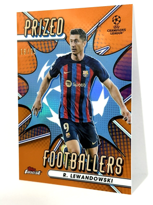 2022-23 Topps Finest UCL Prized Footballers Robert Lewandowski