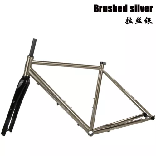 700C Carbon Road Bicycle Frameset Steel Gravel Off-Road Bike Frame Disc Brake - Picture 30 of 36