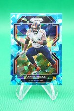 2021 Prizm Base Prizm Blue Ice SP /99 #162 Akiem Hicks Chicago Bears BG6