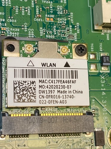 DELL INSPIRON 1545 PP41L LAPTOP MOTHERBOARD INTEL G849F 0G849F - Picture 5 of 8