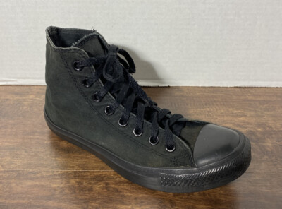 Converse Mens Size Chuck Taylor All Star High Top Sneaker Triple Black  Shoes