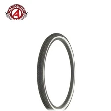 ALTALINE Bicycle 24" x 1.75" Black/White Wall Small Brick SINGLE Tire Vintage