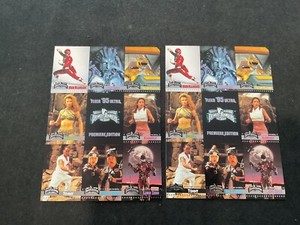 1995 Fleer Ultra (2) Mighty Morphin Power Rangers Movie 10.5 x 7.5 Promo Sheets