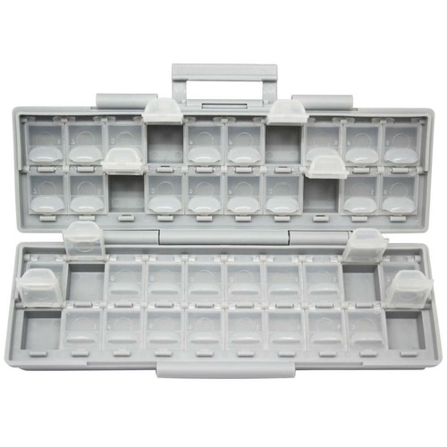 2 pezzi AideTek BOXALL40 contenitore componenti montaggio superficiale chip IC assortiti scatola - Foto 2 di 7