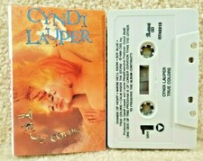 Vintage 1986 Cassette Tape Cyndi Lauper True Colors Portrait Records