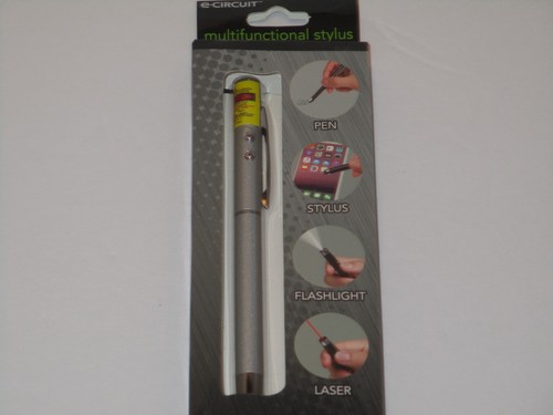 Stilo multifunzione - LOOK ""4in 1" penna a inchiostro, torcia e puntatore luce rossa - Foto 5 di 6