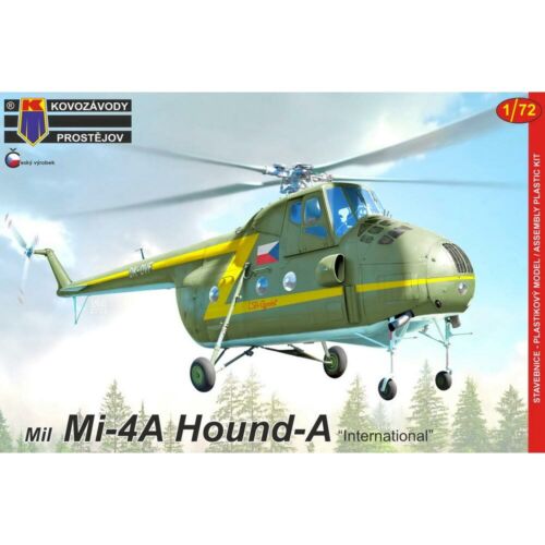 KOVOZAVODY PROSTEJOV KPM0297 Mil Mi-4A Hound-un International 1:72 Heli Model Kit