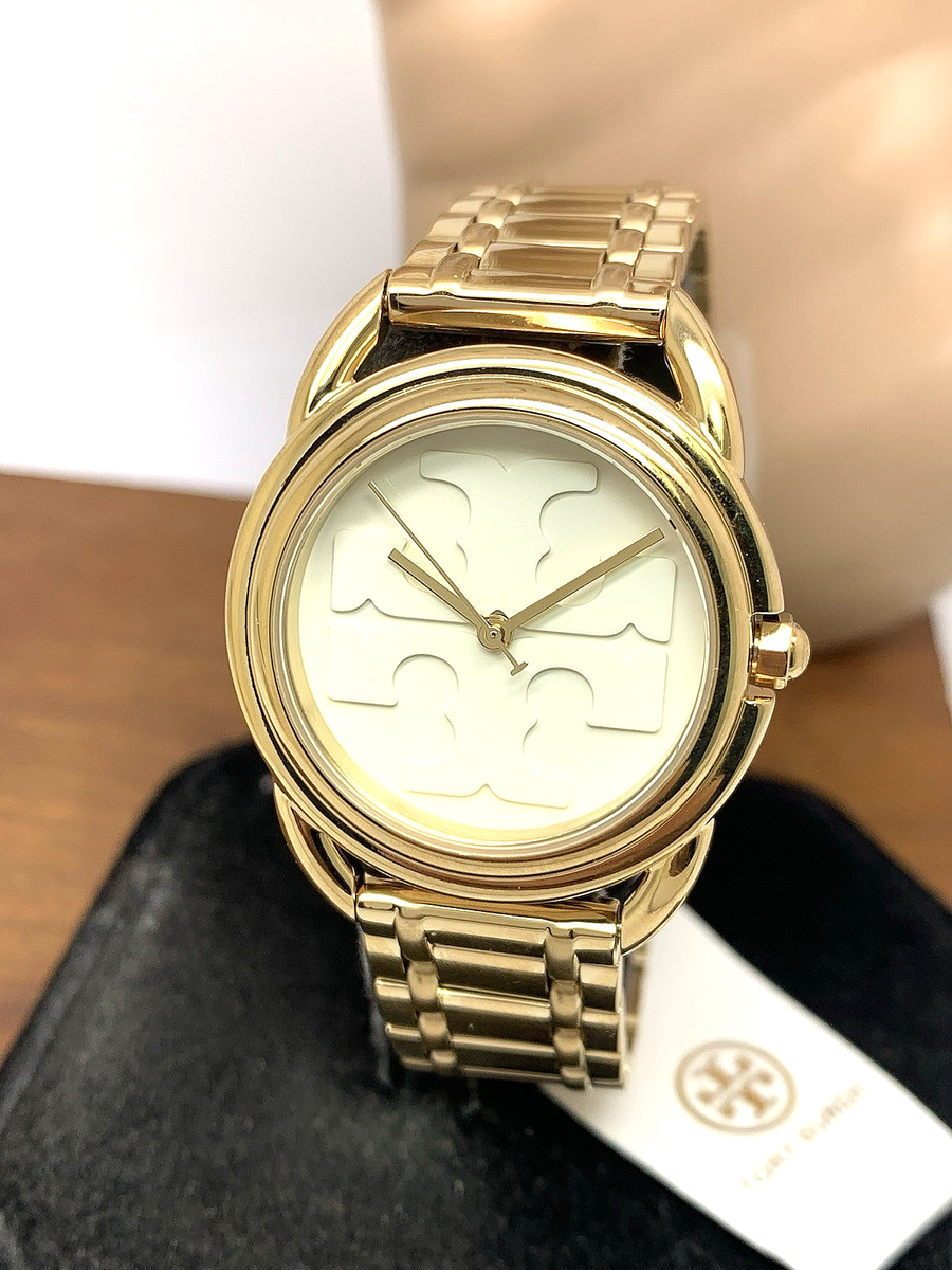 Tory Burch Women's Watch TBW7220 Miller Quartz Cream Dial Gold