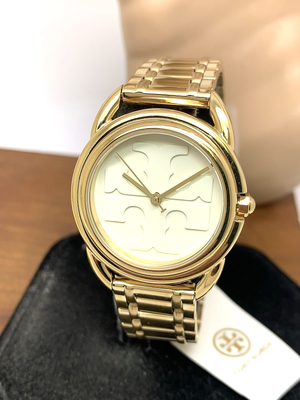Tory Burch Women's Watch TBW7220 Miller Quartz Cream Dial Gold