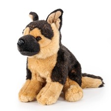 German Shepherd Stuffed Animal, 16  Soft Realistic Dog Plush Toy for Boy and ...