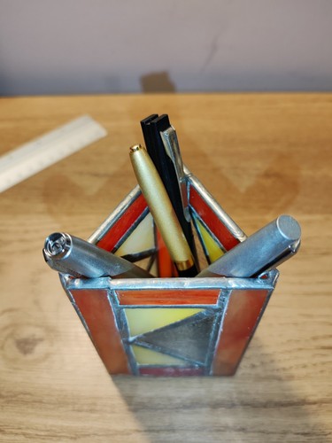Jolis Porte-Stylo Pate De Verre Signé Loisel Fait Main A Saisir - Bild 7 von 10