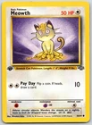 POKEMON JUNGLE MEOWTH 56/64 COMMON 1ST EDITION HP
