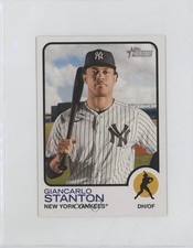 2022 Heritage Oversized Base 1973 Topps /1000 Giancarlo Stanton #OB-GS 0yp6