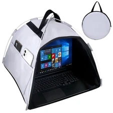 Universal Laptop Sun Shade & Privacy Foldable Shield Screen Protector