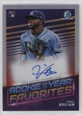 2022 Bowman Rookie of the Year Favorites 114/150 Vidal Brujan #ROYF-VB Auto 6q5