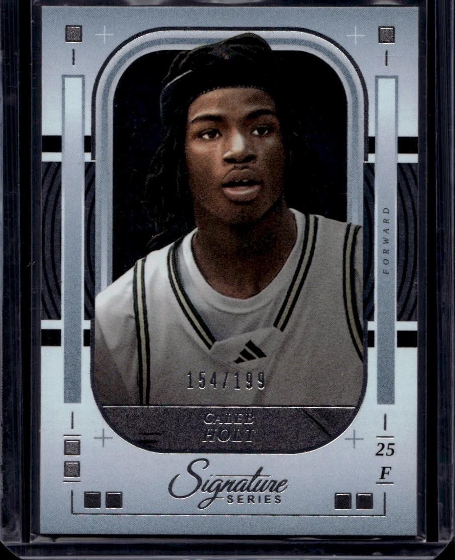 2025-26 Panini Signature Series #82 Caleb Holt #/199