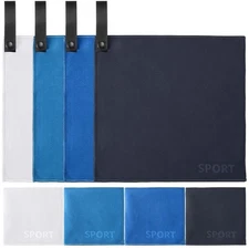 8 Pack Mens Sweat Absorbing Handkerchiefs Quick Dry Microfiber Rags Sports