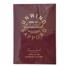 TRAVELER'S NOTEBOOK Passport Size Refill UNWIND HOTEL OTARU Hokkaido Limited New
