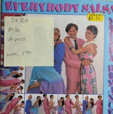Modern Romance Everybody Salsa Vinyl Record 7" EX/EX WEA K18815 1981