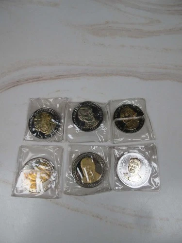 Great American Presidents "Double Eagle" Commemorative Coin Collection Lot of 6