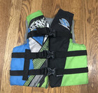 Stearns Youth Type III PFD Ski Vest Life Jacket Green/Blue/Black MPN 3050 — photo 1