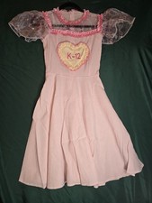 Melanie Martinez Style K-12 Dress Size XSmall W/ Accessories 