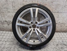 AUDI A3 8V 2015 18" INCH ALLOY WHEEL WITH DAMAGED TYRE 8V0601025BC 4.18MM
