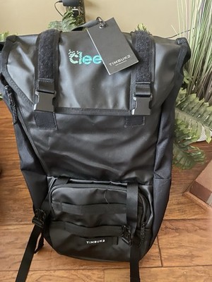 New! Timbuk2 Rogue  Cargo Backpack Os Jet Black Logo Commuter Bag