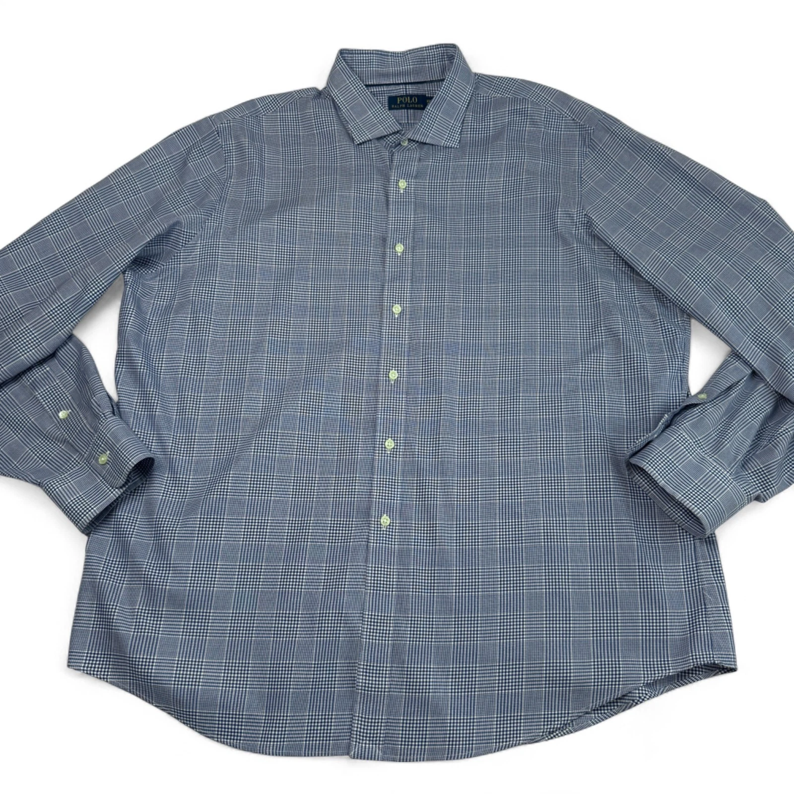 Polo Ralph Lauren Shirt Mens XXL Plaid Button Down Classic Long Sleeve