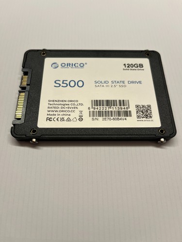 Orico 120GB S500 SSD Sata III 2,5" Festplatte