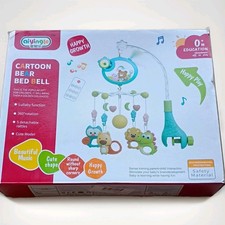 aiyingle Cartoon Bear Crib Mobile Musical 360  Rotation w/ Detachable Rattles