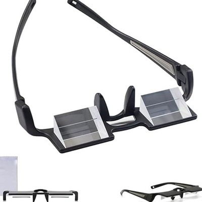 Leichte Prisma-Brille Bett Faule Brille 90° Vision, Horizontale Lesebrille, S...