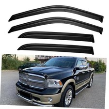 Window Visors Rain Guards for 2009-2018 Dodge Ram 2009-2018 ram 1500 Crew Cab